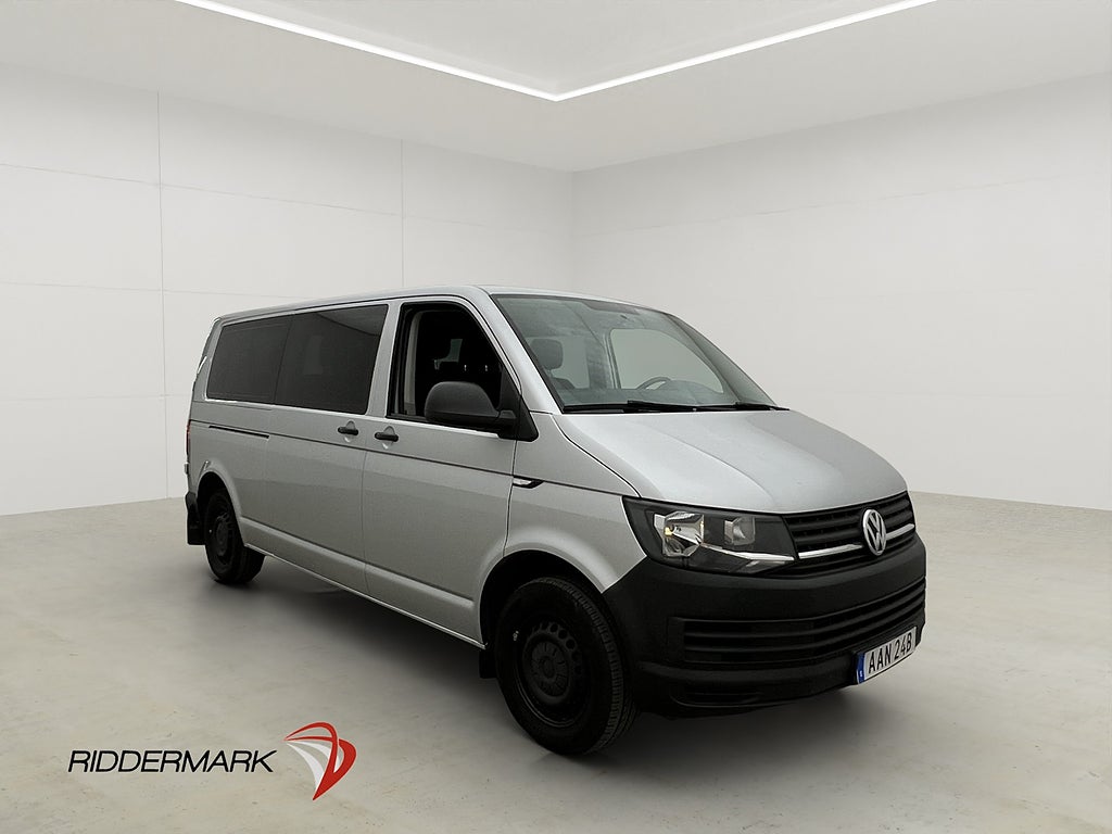 Volkswagen Caravelle Lång 150hk Värmare Drag PDC 9-Sits Moms