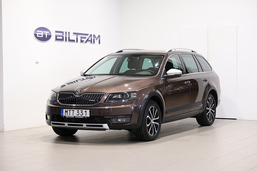 Skoda Octavia Combi Scout 2.0 TDI 184 4x4 DSG Drag Värmare