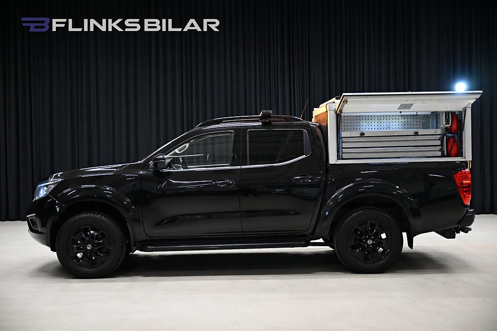 Nissan Navara 190HK Automat|N-Guard|Kåpa|Inredd|Släde|Leasbar|SeUTR!!