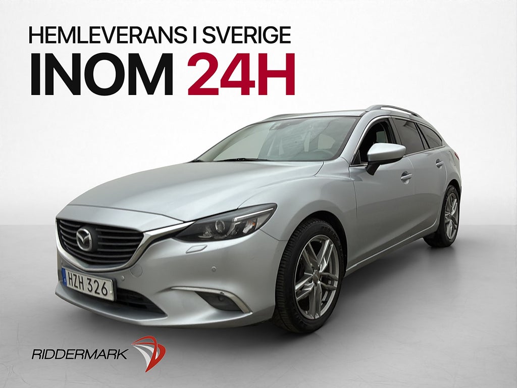 Mazda 6 2.2 SKYACTIV-D AWD 150hk Navi P-Sensorer BLIS