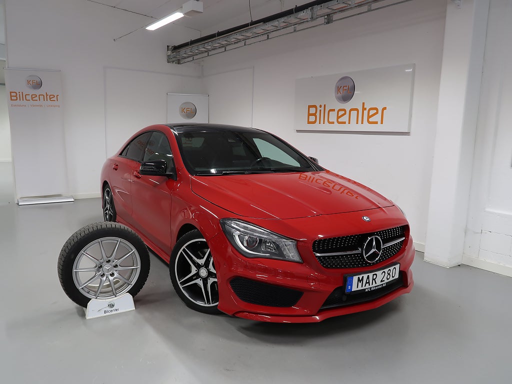 Mercedes-Benz CLA 220 d AMG Line V-Däck ingår Taklucka-Kamera-Motorvärmar