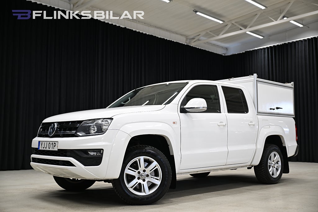 Volkswagen Amarok 3.0 V6 204HK Dubbelhytt|Kåpa|Inredd|Drag|Värmare|Moms