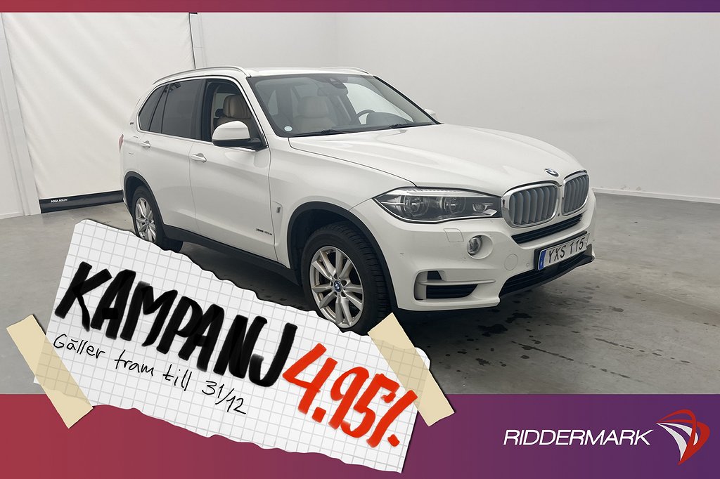 BMW X5 xDrive40e HUD Night vision Kame 4,95% Ränta