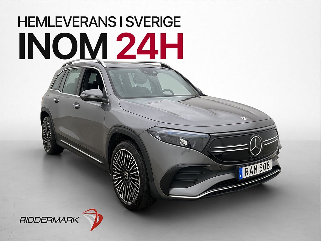 Mercedes-Benz EQB 350 4M AMG 7-Sits Värmare Pano 360° MOMS
