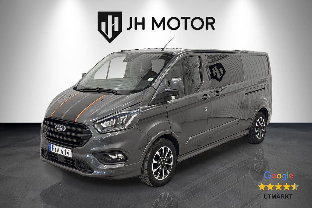 Ford transit Custom 320 Sport Crew Van 5-sits 170hk MOMS/DVÄRMARE