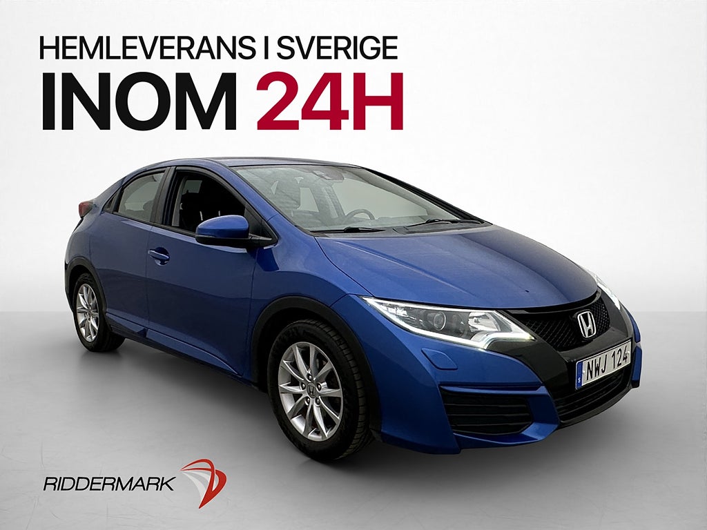 Honda Civic 1.3 i-VTEC 99hk Comfort Bluetooth ACC 0,54L/Mil