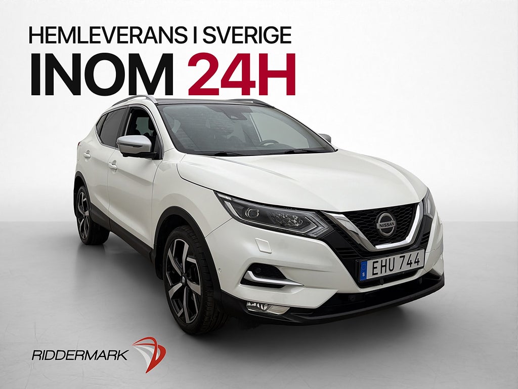 Nissan Qashqai 1.2 DIG-T Tekna+ M-Värm Pano 360° Skinn BOSE