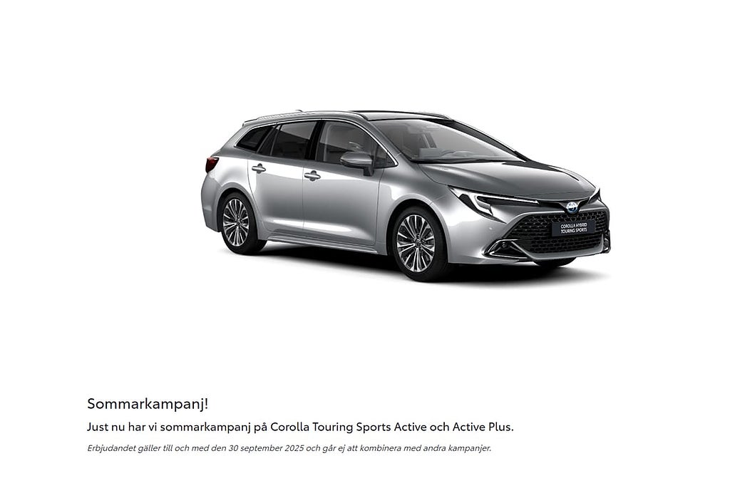Toyota Corolla Hybrid TOURING SPORTS | KAMPANJ!