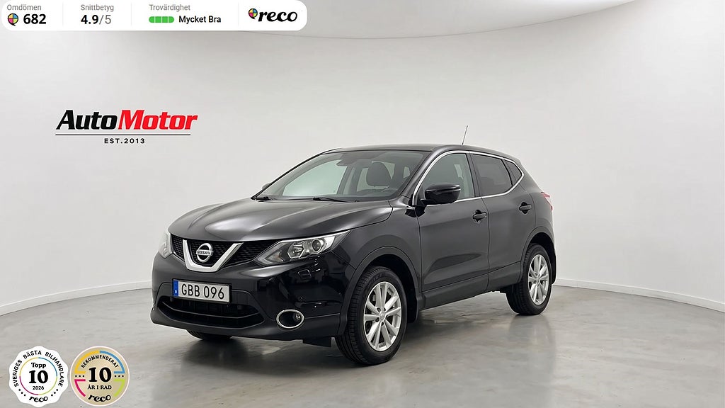 Nissan Qashqai 1.2 115hk Drag/B-kamera 3,45% RÄNTEKAMPANJ