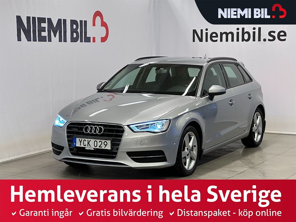 Audi A3 Sportback quattro Kamera/Drag/MoK-värm/D-värm/SoV