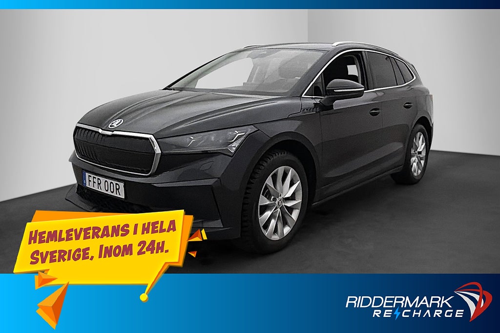 Skoda Enyaq 80 204hk Värmare Kamera Skinn CarPlay Rattvärme