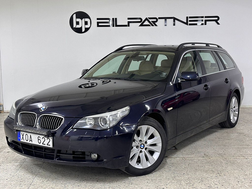 BMW 525 i Touring 218hk I Automat I DRAG I NY SERVAD