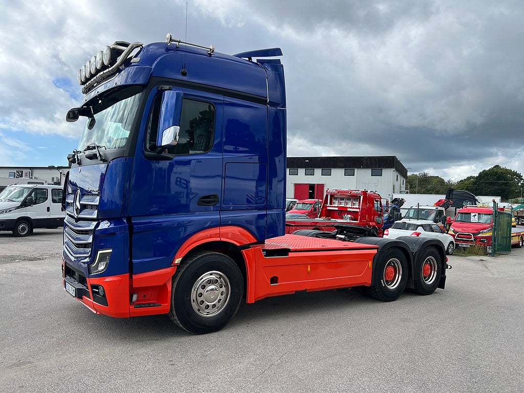Mercedes-Benz Actros 3353 LS 6x4 Dragbil, Hydraulik, Euro 6