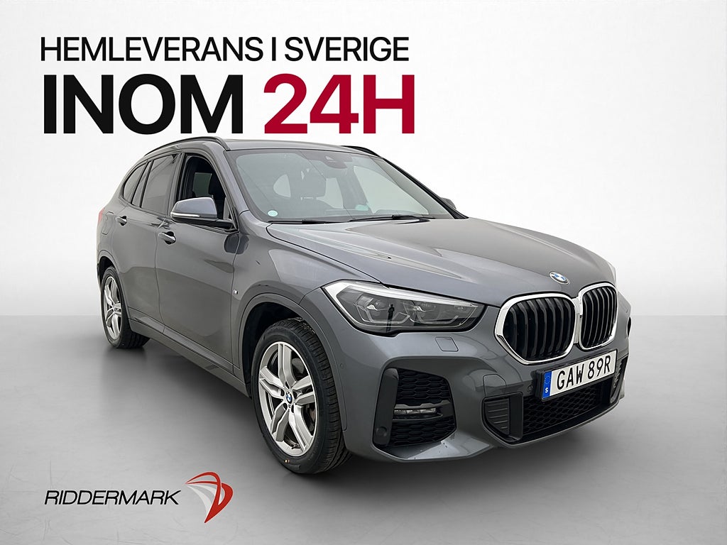 BMW X1 xDrive25e 220hk M Sport Pano HuD Skinn Kamera Drag