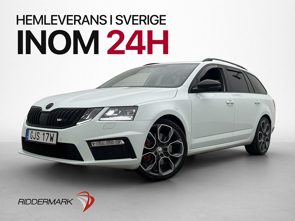 Skoda Octavia RS 245hk Värmare Canton Kamera Navi Drag