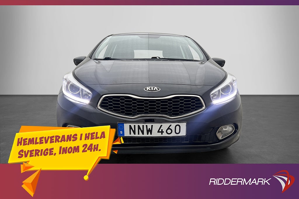 Kia Ceed 1.4 CVVT 99hk Action Sensorer Rattvärme Två-Brukare