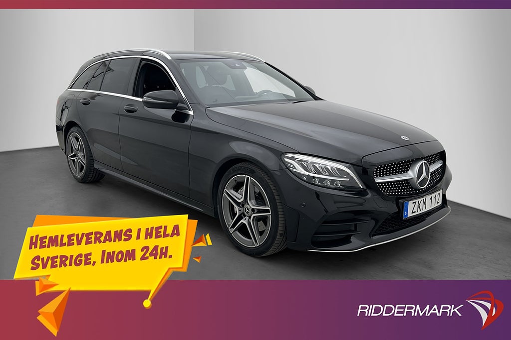 Mercedes-Benz C 200 d 150hk AMG Navi B-Kamera Drag