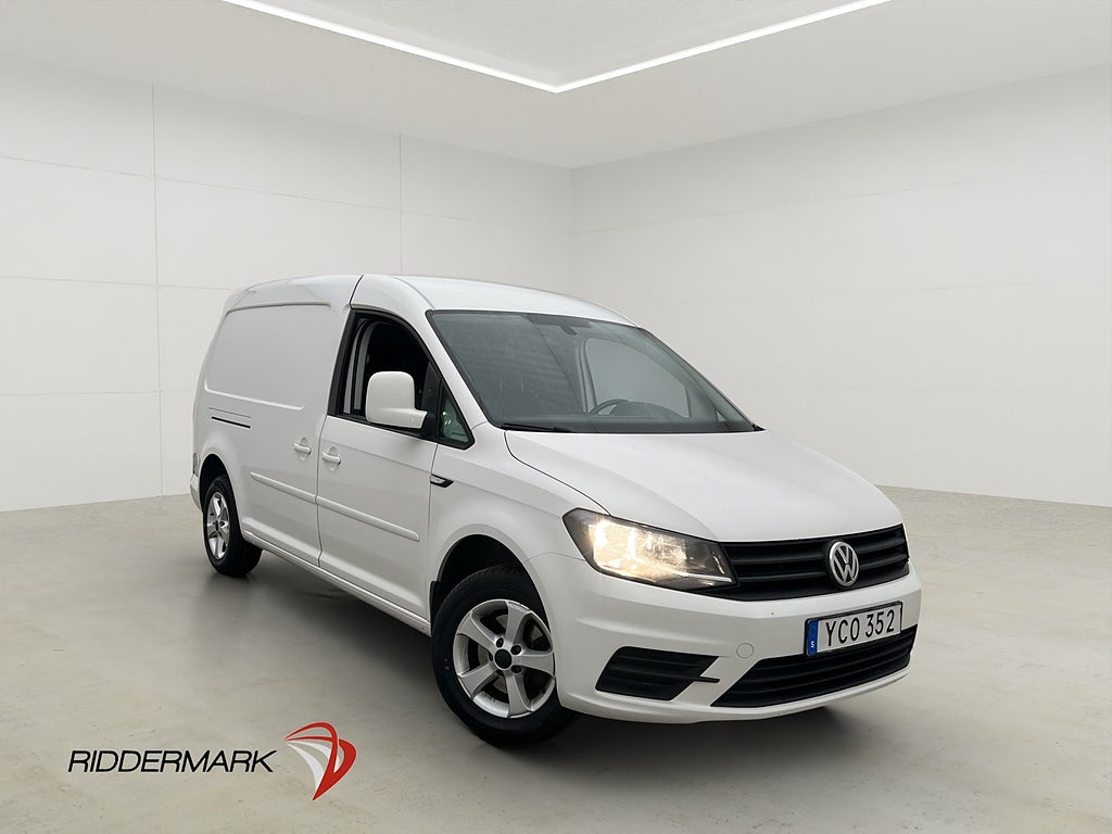 Volkswagen Caddy Maxi 102hk D-Värmare PDC Drag CARPLAY Moms