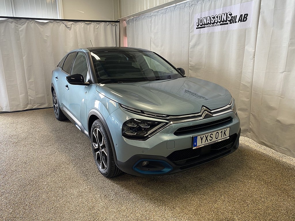 Citroën e-C4 SHINE Excl. ELECTRIC 50 kWh GPS+ Glas tak