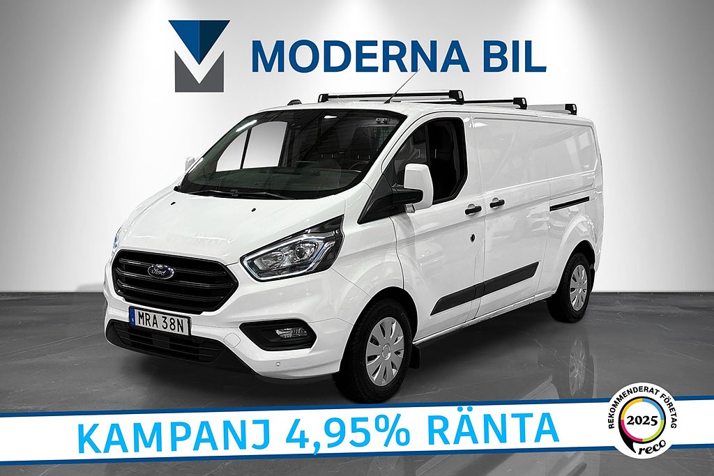 Ford transit Custom 340 L2 2.0 Aut Lång 2X-Dörr Kamrem bytt