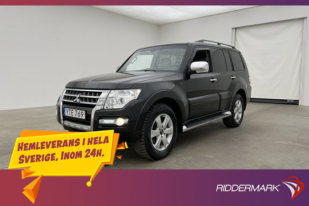 Mitsubishi Pajero 3.2 Di-D 4WD 190hk 7-sit Pano Värmare Drag