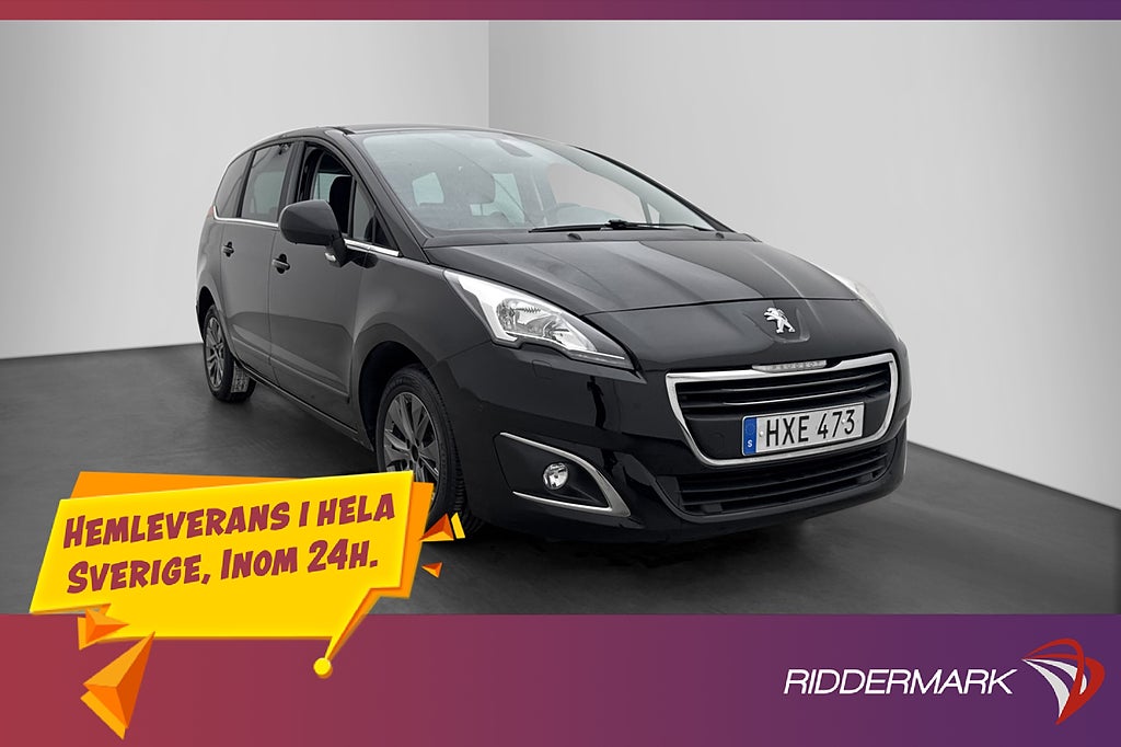 Peugeot 5008 1.2 PureTech 131hk 7 Sits Farthållare Dragkrok