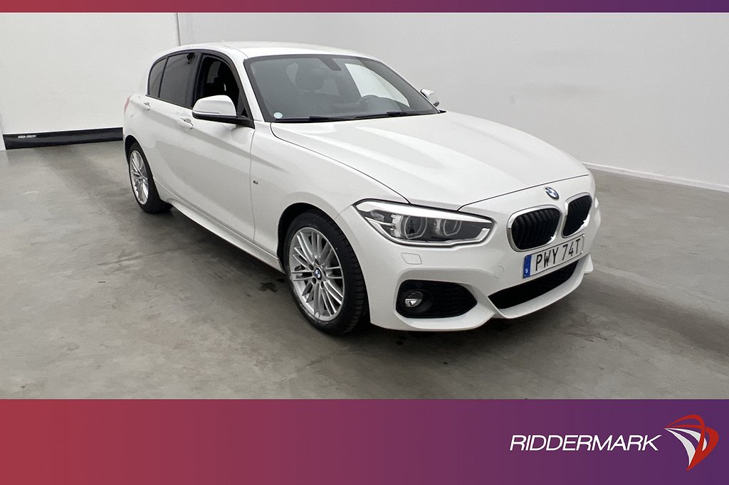 BMW 120 i Steptronic 184hk M Sport Skinn Sens 4,95% Ränta