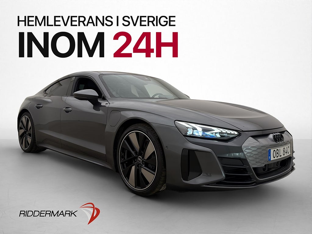 Audi E-Tron GT Q Pano Luftfjäd B&O HUD Matrix Massage 360°