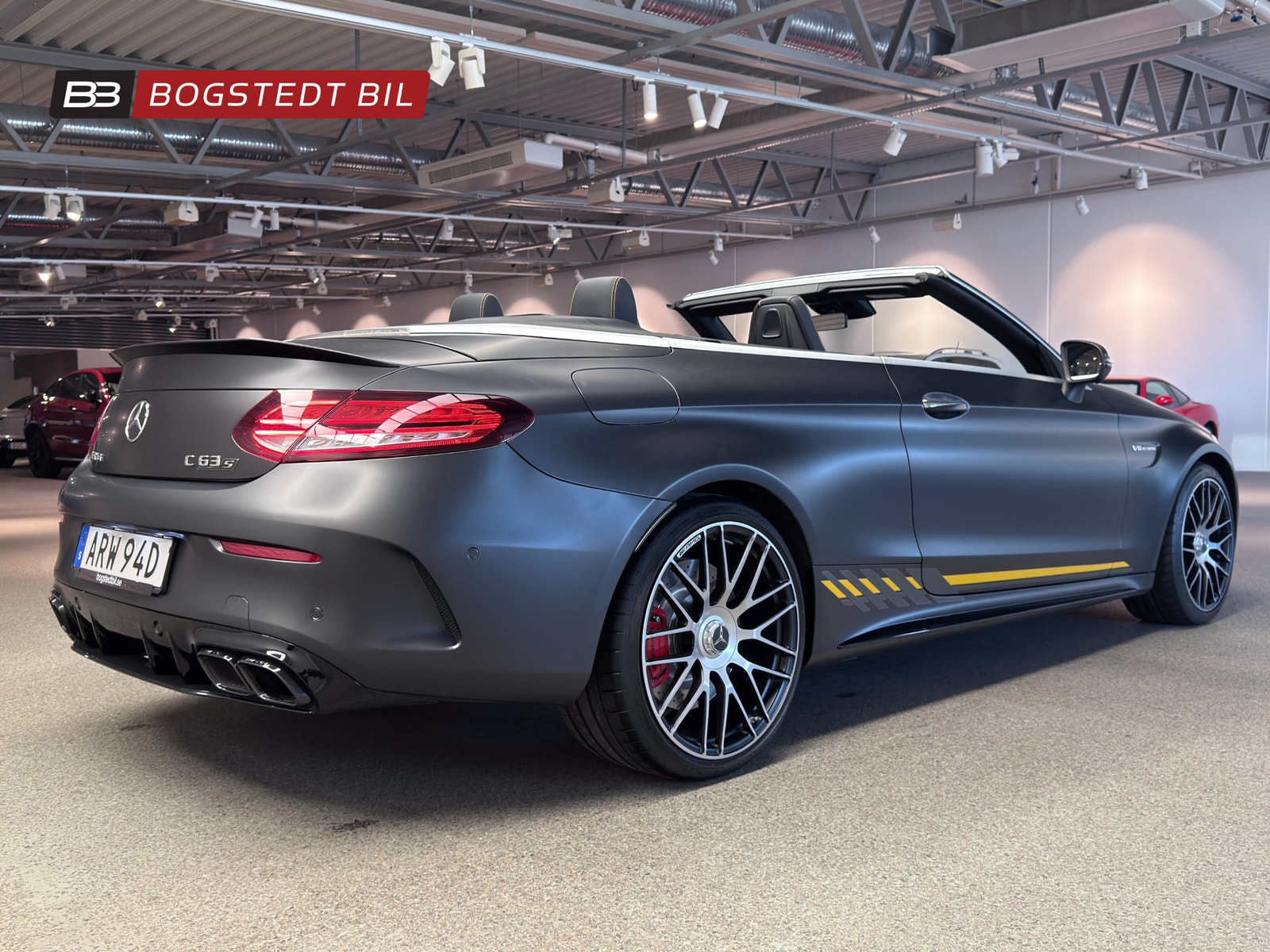 Mercedes-Benz C63 S AMG V8 510hk Cabriolet | Final Edition 2022 - miniatyr 9