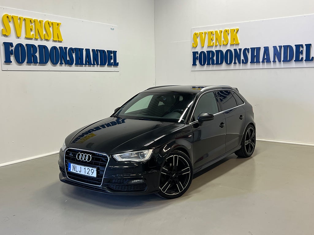Audi A3 Sportback 2.0 TDI Quattro Ambition (Dragkrok) (S-Line)