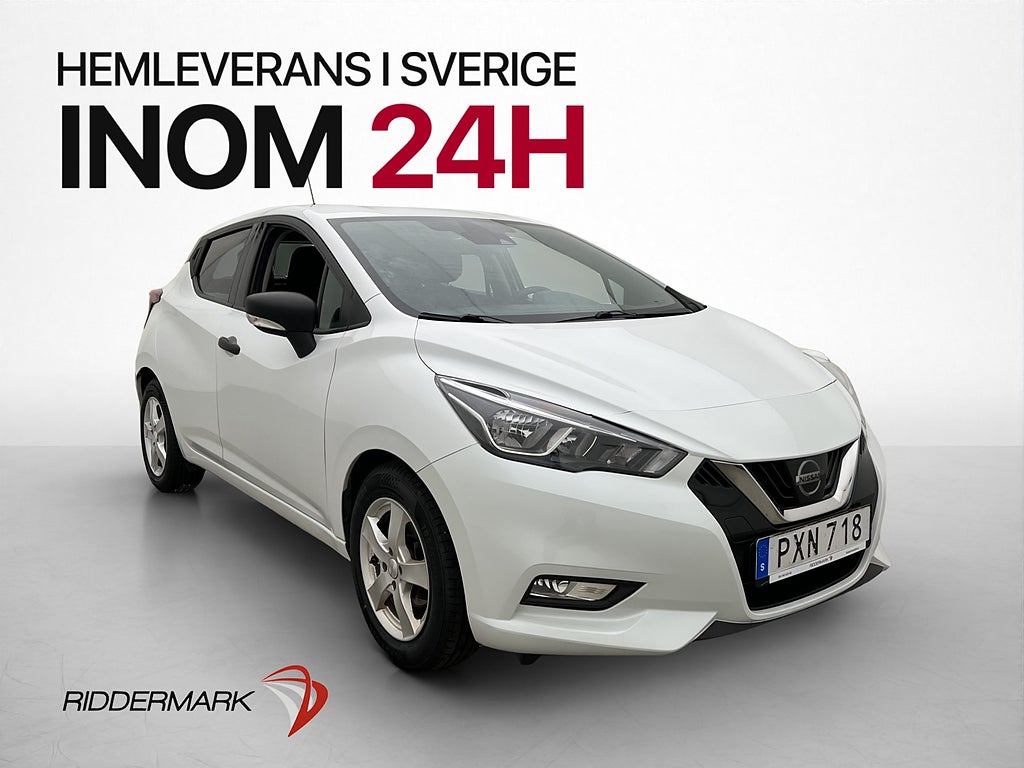 Nissan Micra 1.0 71hk Bluetooth Farthållare 0.46l/mil