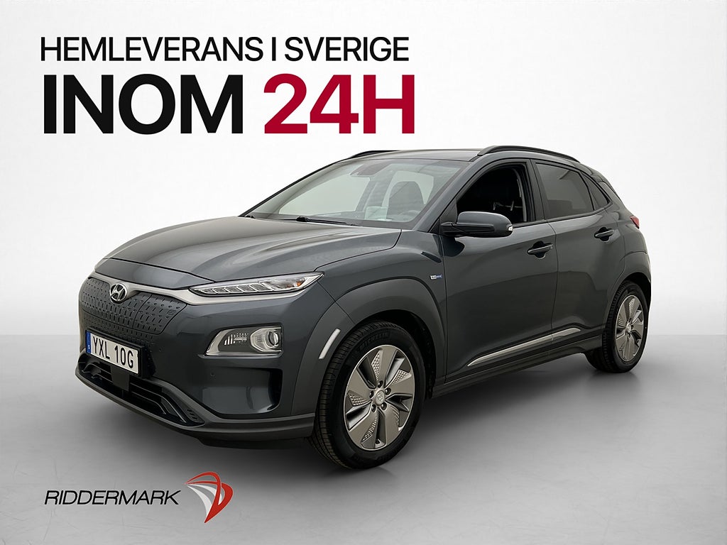 Hyundai Kona Electric 64 kWh Premium Krell HUD Kamera Skinn