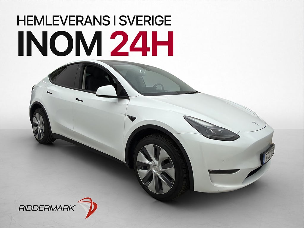 Tesla Model Y Long Range AWD MOMS En-brukare Skinn Autopilot
