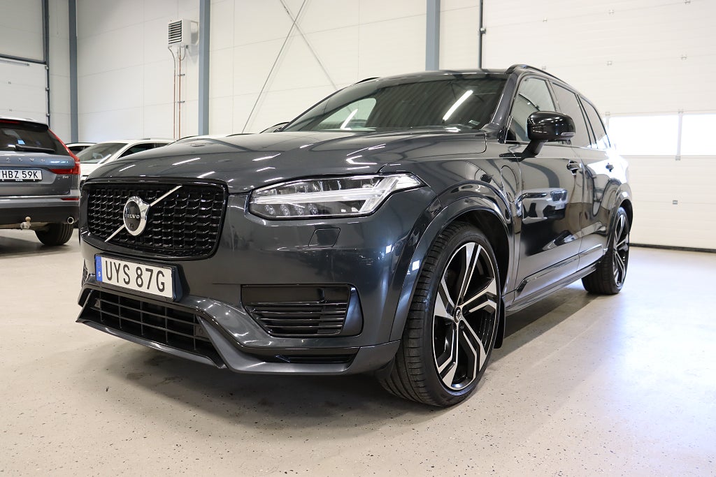 Volvo XC90 7-sits Recharge T8 AWD R-Design Pro B&W 1-Ägare 456hk