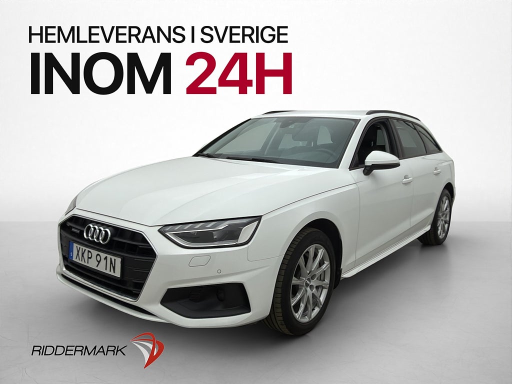 Audi A4 40 TDI Quattro 190hk Navi Carplay D-Värm Drag