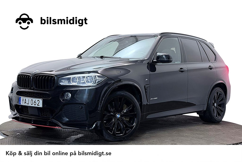 BMW X5 xDrive50i M Sport Drag Pano Läder HUD Kamera H/K 450hk