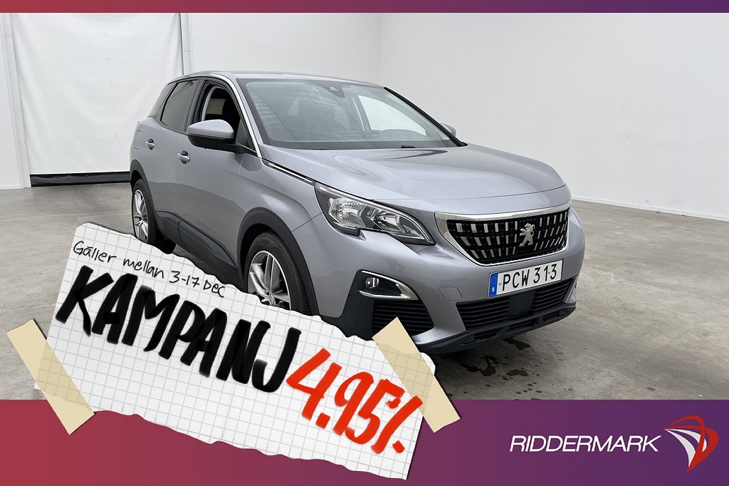 Peugeot 3008 1.2 PureTech 130hk Active Sensor 4,95% Ränta