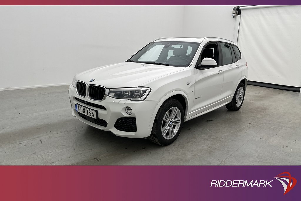 BMW X3 xDrive20d M Sport M-Värm Pano H/K HUD 360° Navi