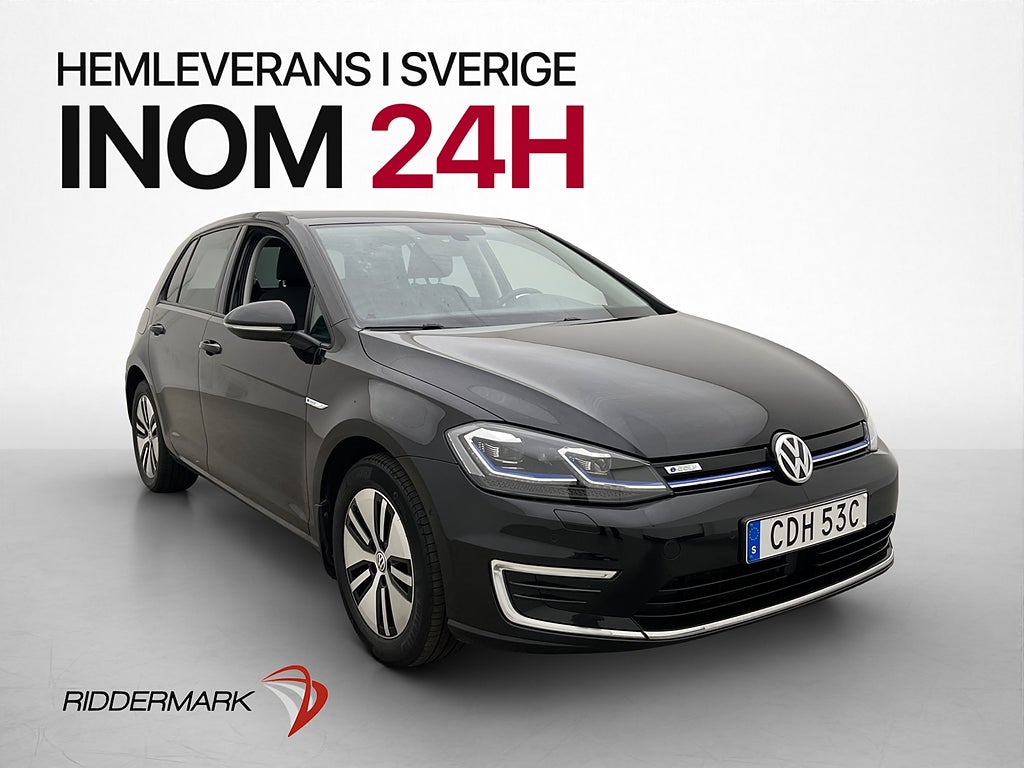 Volkswagen E-Golf 136hk Värmepump Navigation CarPlay
