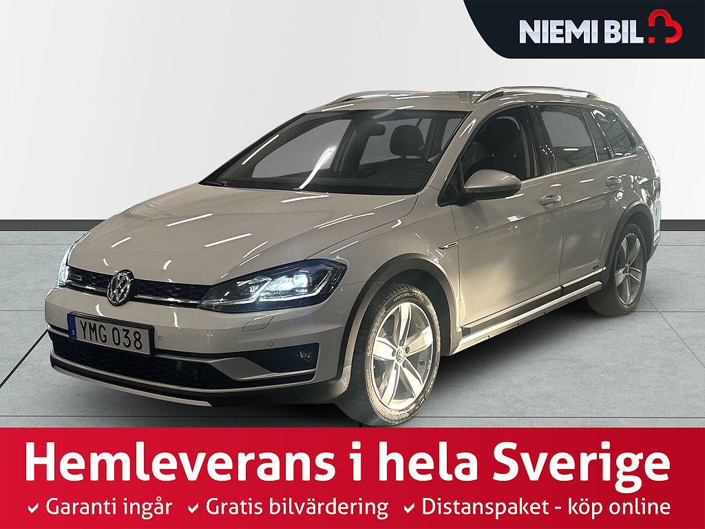 Volkswagen Golf Alltrack 2.0 TDI 4Motion S&V-hjul/Carplay/Kamera/D-värm/Dragkrok