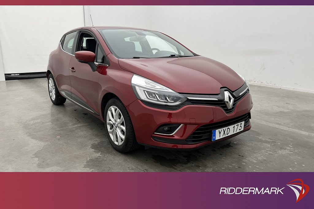 Renault Clio TCe 90hk Intens En-Brukare BASS Navi Sensorer