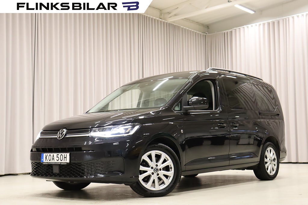 Volkswagen Caddy Maxi Life 122HK 7-Sits|Nedlackad|LED|SeUtr!
