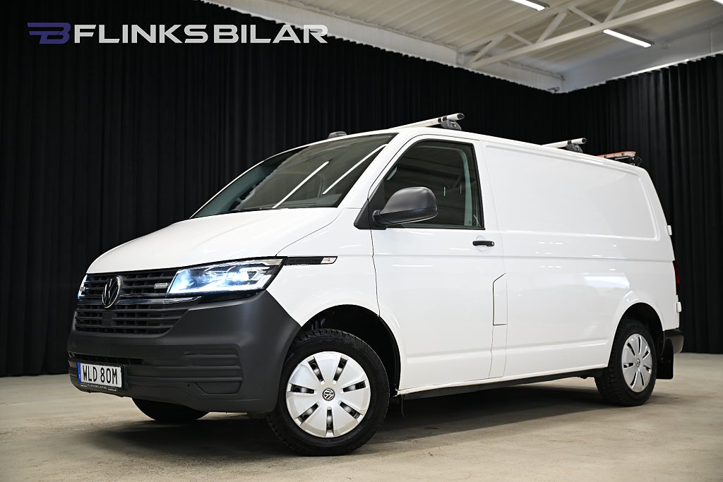 Volkswagen Transporter TDI 110HK Drag|Värmare|LED|Inredd|Backkamera|Leasbar