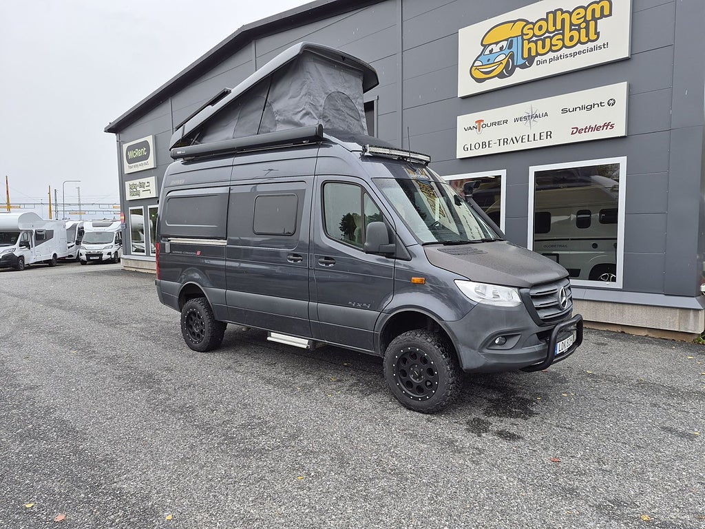 Hymer Grand Canyon S 4x4, pop-up, 4 platser, automat, dieselvärme, kan