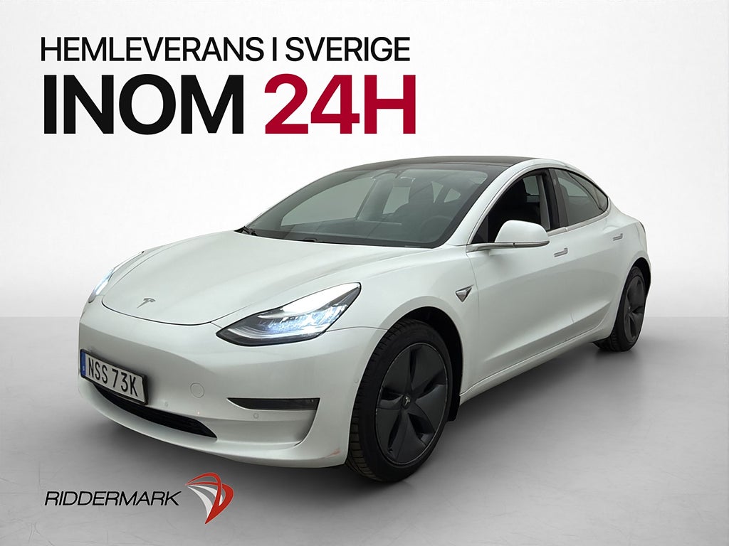 Tesla Model 3 Long Range AWD Autopilot Svensksåld