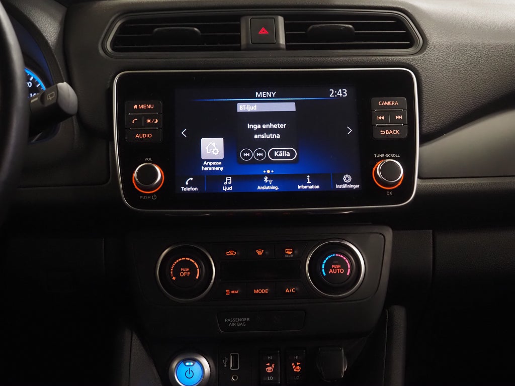 Nissan Leaf 40 kWh 150hk Acenta | Backkamera | Rattvärme | 2022