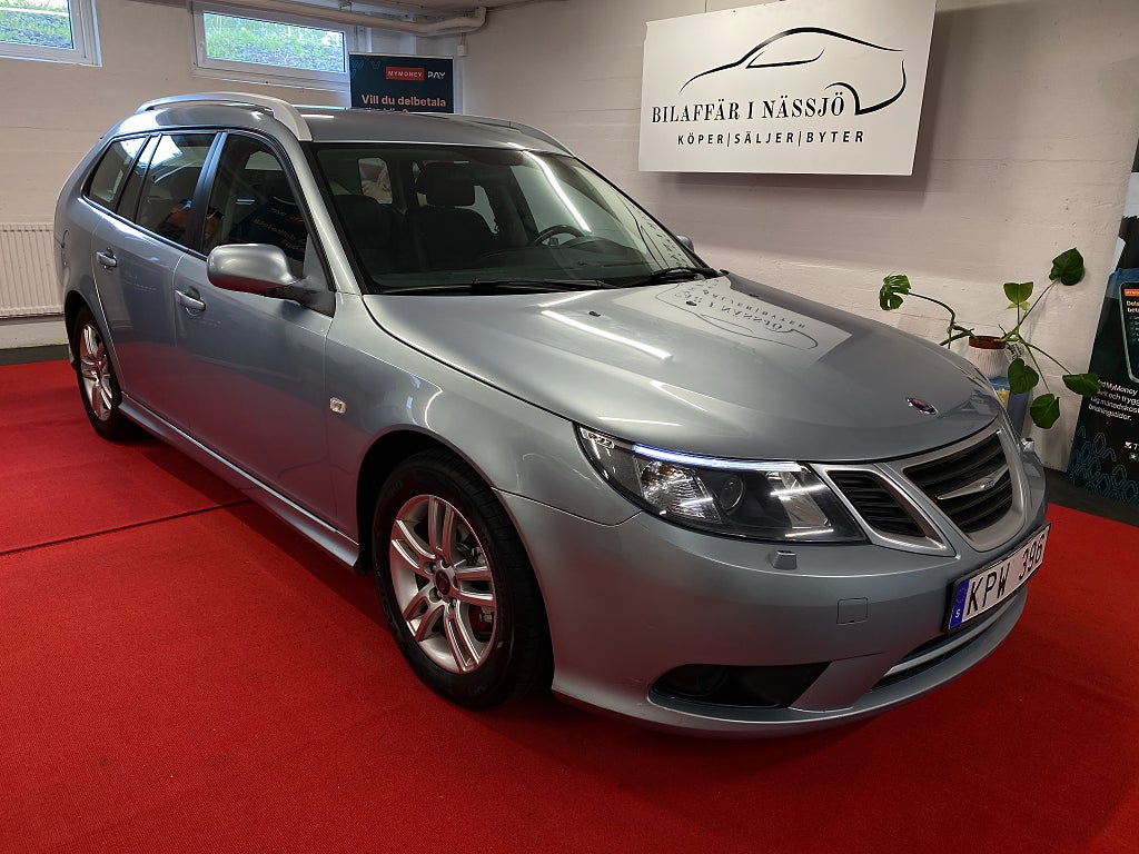 Saab 9-3 SportCombi 1.8t BioPower Linear Ny besiktning Dragkrok