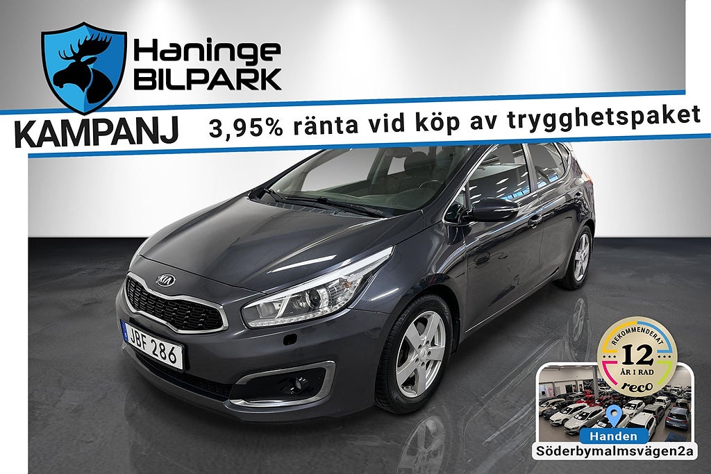 Kia Ceed 1,6 GDI Eu6 facelift /PDC /KAMKEDJA /fr 3,95% RÄNTA