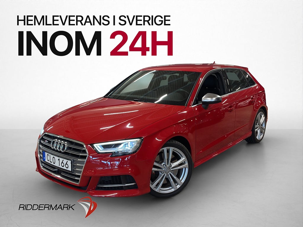 Audi S3 Sportback 2.0 TFSI Quattro 310hk Svensksåld