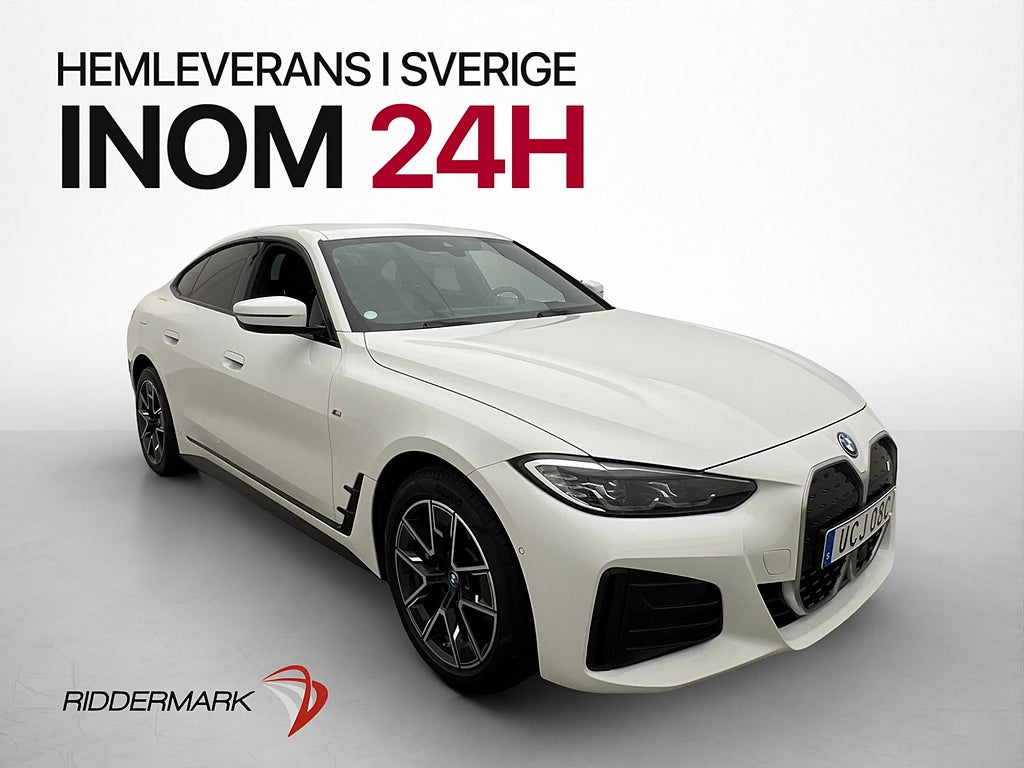 BMW i4 eDrive40 83,9 kWh M-Sport Wide Drag Rattvärme Navi